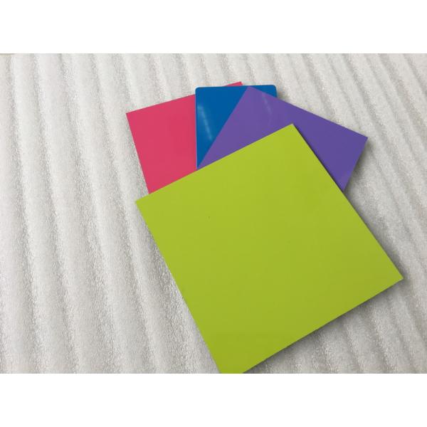 Blue / Pink Aluminum Composite Wall Panels , Aluminum Panels For Buildings