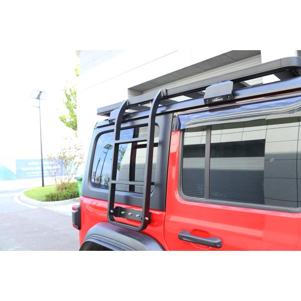 Universal Accessories Deployable Roof Car Side Ladder for Jeep WranglerJK WranglerJL