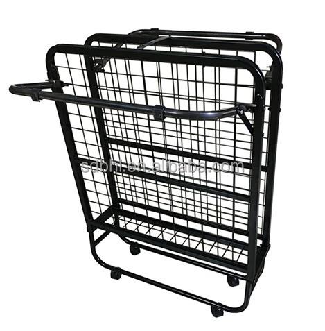 Black Metal Iron Bed Frames for Twin Size Design in Hotel Accommodation