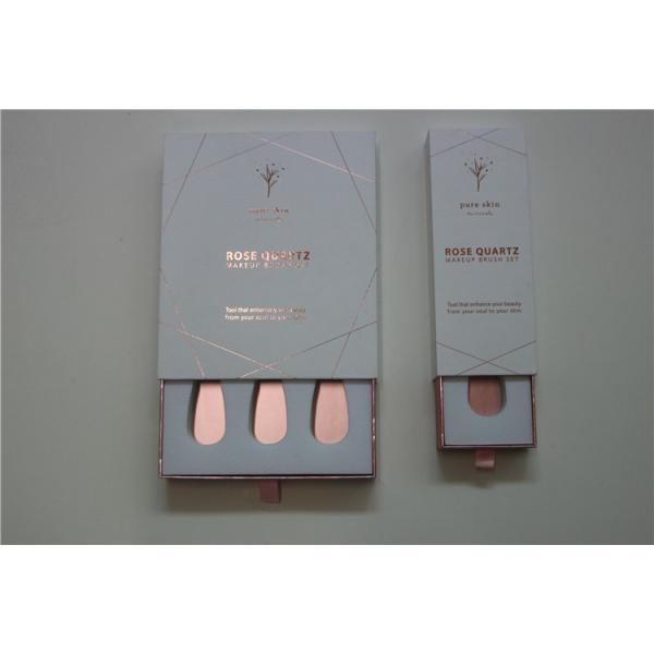 Коробка изготовленного на заказ роскошного стиля ящика бумажная косметическая упаковывая для плеток или щетки макияжа