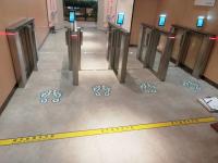 Controle de acesso biométrico da porta da personalização anticolisão do torniquete da porta de velocidade