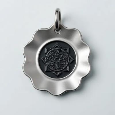 Trendy Men's Pendant:Metal black blocking,easy to layer/wear alone