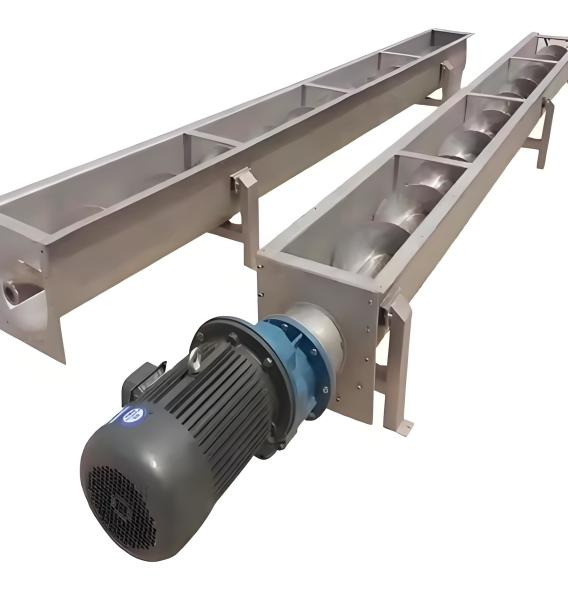 Customized High-Productivity Axial Industrial Sludge, Cement, Lime Powder, and Coal Powder Spiral Conveyor