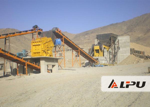 High Crushing Ratio Stone Crushing Plant , Stone Jaw Crusher Machine 200t/h