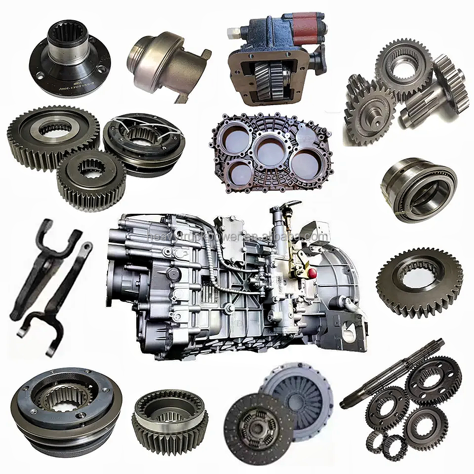 Truck Assembly 12JS180 Gearbox Transmission Gear Box for Shacam
