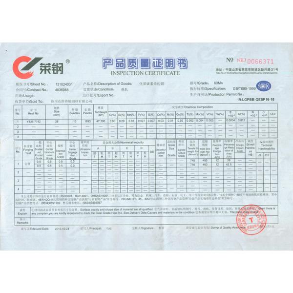 Chaîne élevée de dureté de boule de meulage de forge de 20mm-150mm pour la mine d'or