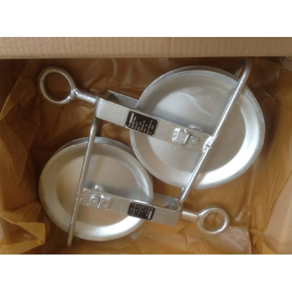Q235 Scaffold Pulley Wheel / Scaffold Gin Wheel For Lifting Flat Goods To Height