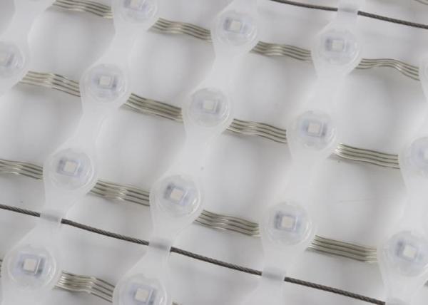 P50 Programmable Flexible LED Strip Curtain LED Mesh Display DC12V Foldable Outdoor Led Net Screen Curtain