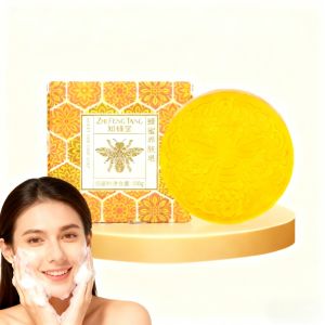 Handmade Organic Honey Soap with 10% Honey for Nourishing and Moisturizing 100g/box and 3 Years Shelf Life