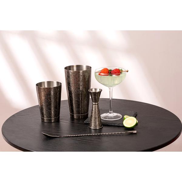 Антикварный черный микшер для коктейлей Бармен-кит Микшер для коктейлей для смешивания напитков