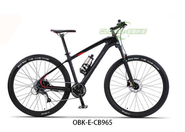 80-100KM Range Carbon Fiber Electric Bike , Carbon Fibre Ebikes 36V