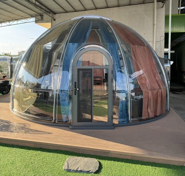 Best Price Full House Outdoor Full 360°Transparency Bubble Tent Clear Prefab PC Dome House