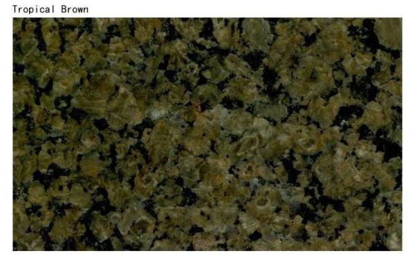Polished Granite Floor Tiles Tropic Brown Slab For Wall Flooring Tops Stairs