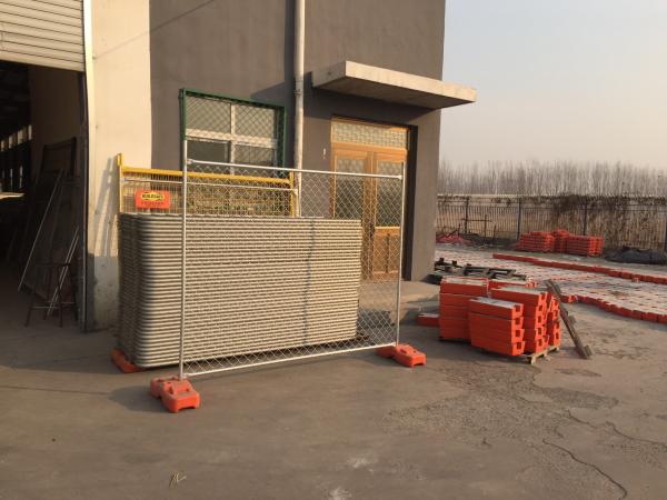 14 microns temporary fencing panels 2100mm x 2400mm 60mm x 150mm x 3.00mm diameter clamp to suit OD 32 post