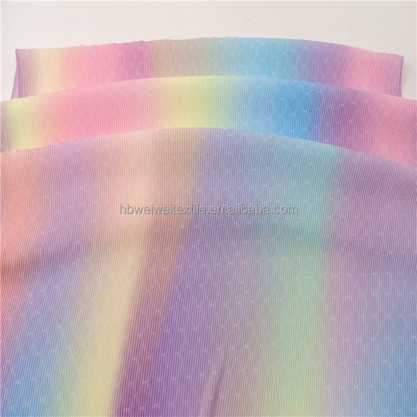 2022 Fashion rainbow Pattern Hijab Gradient Ramp Scarf Newest Design Women Shawl for Muslim Women