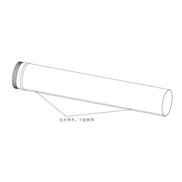 Galvanized Steel Rigid Air Duct Air Cooling / Air Heating Length Customized