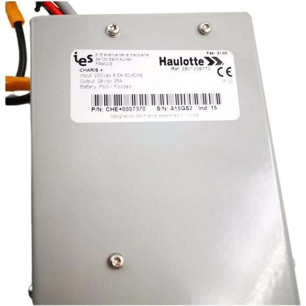 Haulotte 2901009770 Carregador de bateria 24VDC, 230VAC, 50/60HZ, 35A Partes de elevadores de tesoura