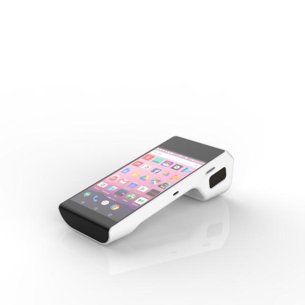 USB Handheld Payment Devices , Handheld Ordering Systems With Fingerprint Barcode Reader NFC
