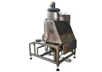 Station de alimentation d'acier inoxydable grand sac vidant la station avec l'écran de vibration