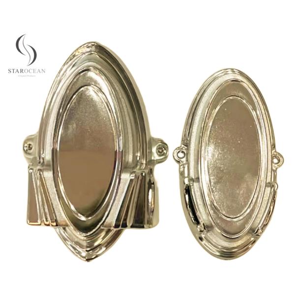 18K Светлое золото Пластиковые уголки гроба Прочные ручки гроба Быстрая доставка 13#LG