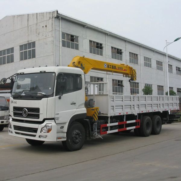Dongfeng Heavy Duty 10 Wheels Truck Mounted Hydraulic Crane 6*4