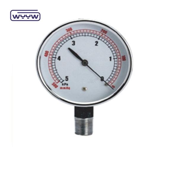 Pressure 0 .. 1000 Bar All Stainless Steel Pressure Gauge For Pharmaceutical Applications No Liquid Filled