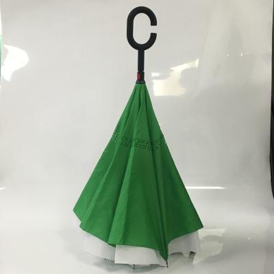 AZO Free Double Layer 190T Polyester Reverse Close Umbrella