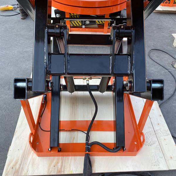таможня 1t Scissor плита таблицы подъема 1200mm роторная круглая
