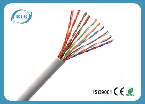 20 Pairs Solid Cat3 Telephone Cable / Waterprooft 24AWG Phone Line Cable