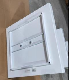 Customized Square 3 Shelf Display Stand White Table Top Display Racks Multipurpose