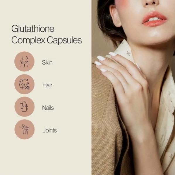 L Glutathione Whitening Capsules Anti Aging Vitamin Collagen Supplements Pills
