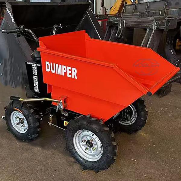Wheeled electric mini dump truck Continuous Operation For 4 Hours
