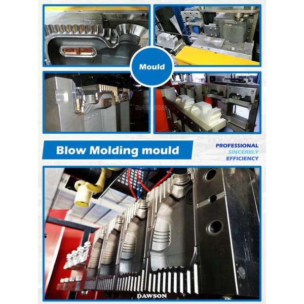 Автоматическая прессформа дуновения PVC бутылки масла смазки выдувной формы штранг-прессования 10L NAK80