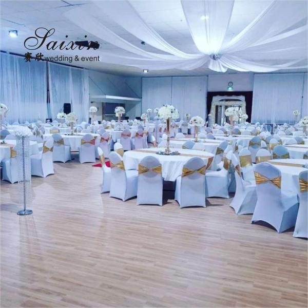 SX-387 Belle scène de mariage décoratif draperies blanches draperies suspendues