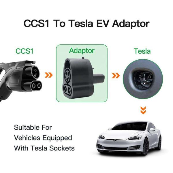 Custom CCS1 TO TESLA Adapter 250A DC Charger CCS1 TO TESLA Plug Adapter