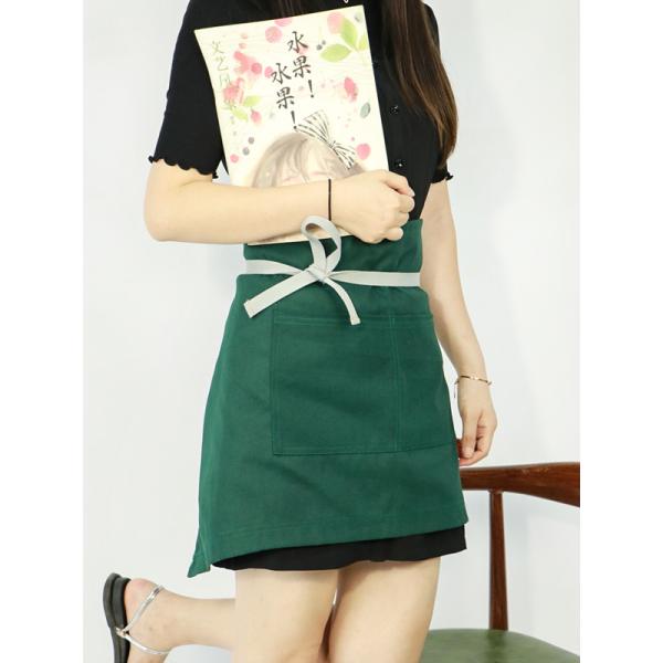 Short Natural Cotton 16oz Kitchen Cooking Apron