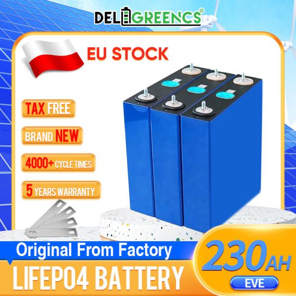 EVE 3.2V 230Ah Lithium Ion Battery Cell - Poland Warehouse Stock Lifepo4 Prismatic Battery for Home Solar