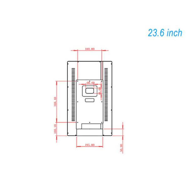23.6 inch hospital consultation room Windows version efficient triage screen high-definition digital screen supplier