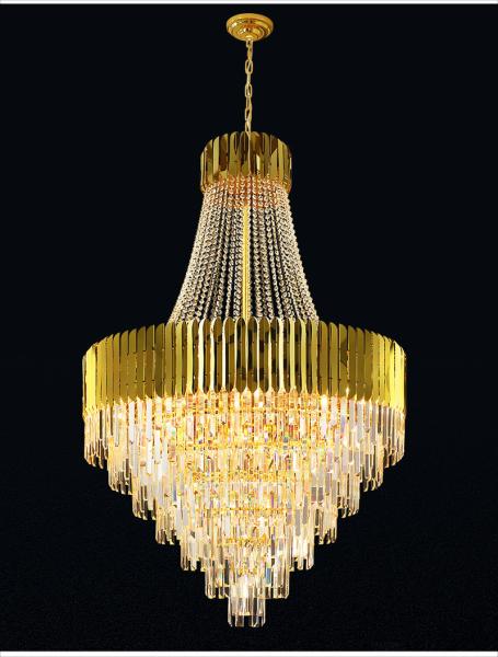 Led Crystal Chandelier For Living Dining Room Round Rectangle hotel lobby chandelier(WH-CY-239)