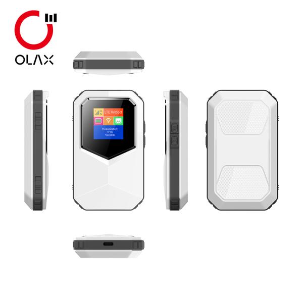 Routeur portable OLAX MT85 4G Wifi 6 avec batterie 3000mAh et emplacement pour carte SIM Routeur Wifi 6 de poche sans fil 4G