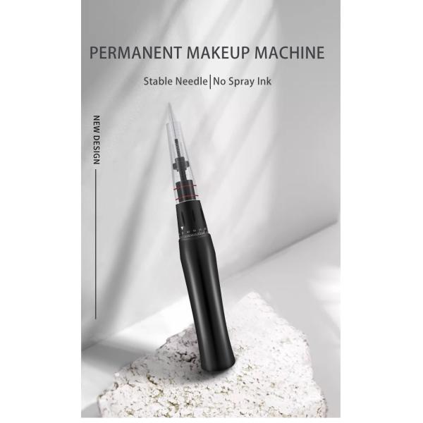 Máquina semi permanente negra Kit Tattoo Gun del maquillaje de Digitaces de la radio