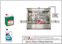 Têtes servo linéaires automatiques de la machine de remplissage de pâte de piston 10 pour Viscou