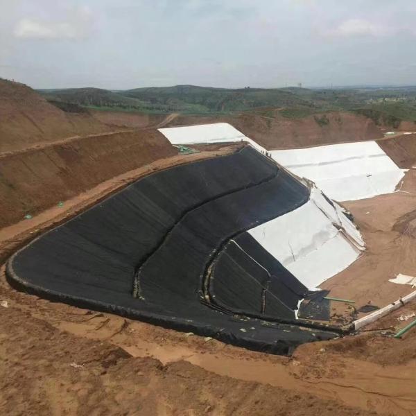 Geomembrana texturizada exterior à prova d'água para projetos de encostas de aterros