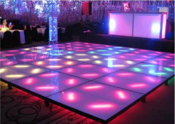 SMD1921 Floor LED Screen , Rgb LED Dance Floor P3.91 For Concert