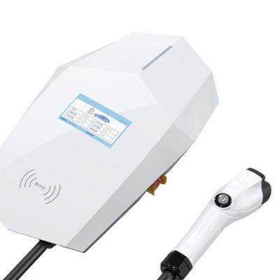 C.A. rápida 220V 7kWA do carregador de RoHS 7kw 32A Wallbox EV para a casa usada