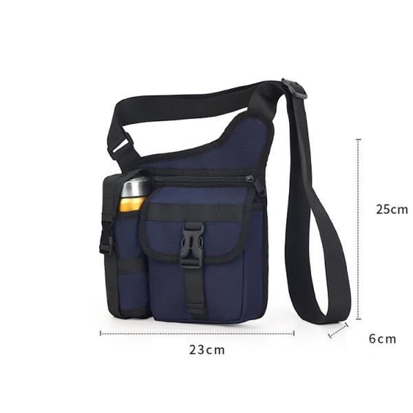 Custom Crossbody Chest Bag With Bottle Holder For Camping Biking Travel Cycling