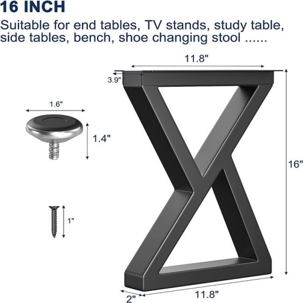 Stylish Creative Iron Desk Feet Simple Table Legs Dining Room Hardware Stand Furniture Table Leg