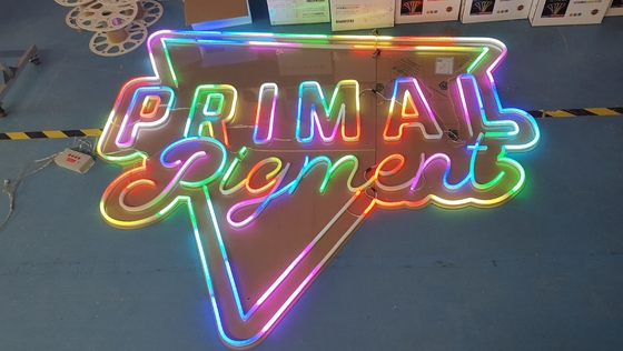 Таможня мечты цвета привела неоновую вывеску неоновой трубки гибкого трубопровода handmade с регулятором