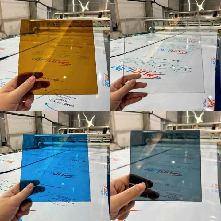 Customized Width Polycarbonate Solid Sheet High Impact Strength and B1 Fire Retardancy Guaranteed