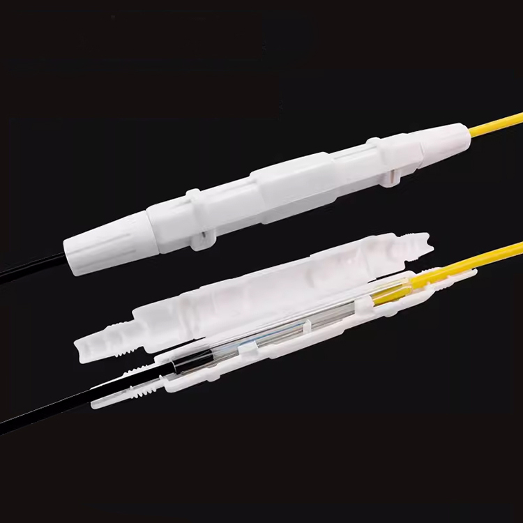 1 порт мини FTTH кабеля для защиты от сплица Белый круглый открытый тип PP